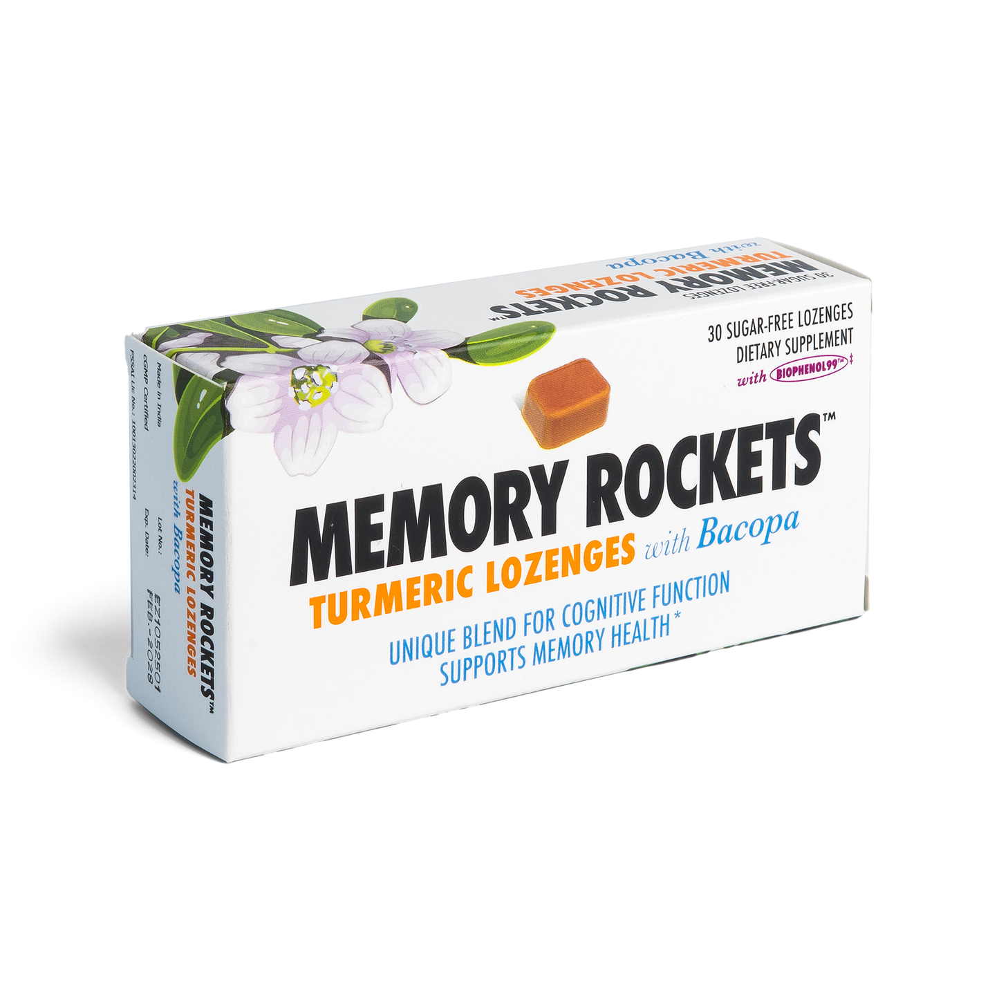 Memory Rockets Lozenges Three Strip Box