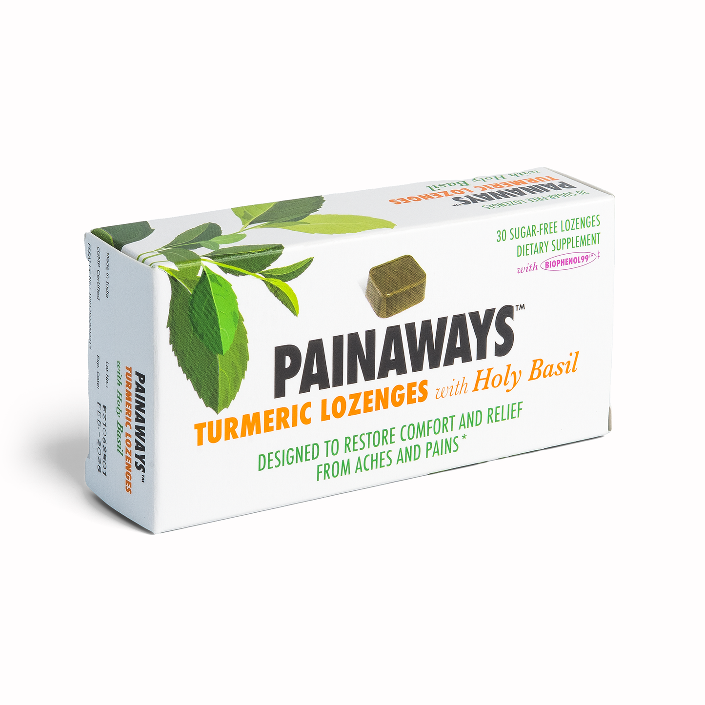 Pain Aways Lozenges Three Strip Box