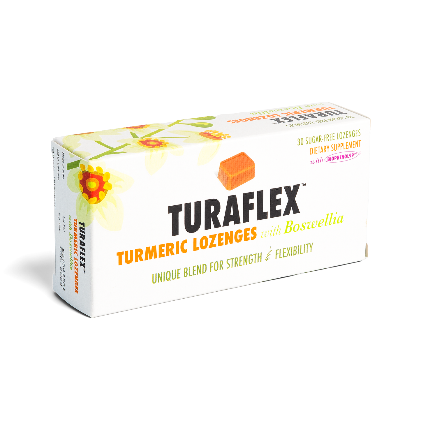 TuraFlex Lozenges Three Strip Box