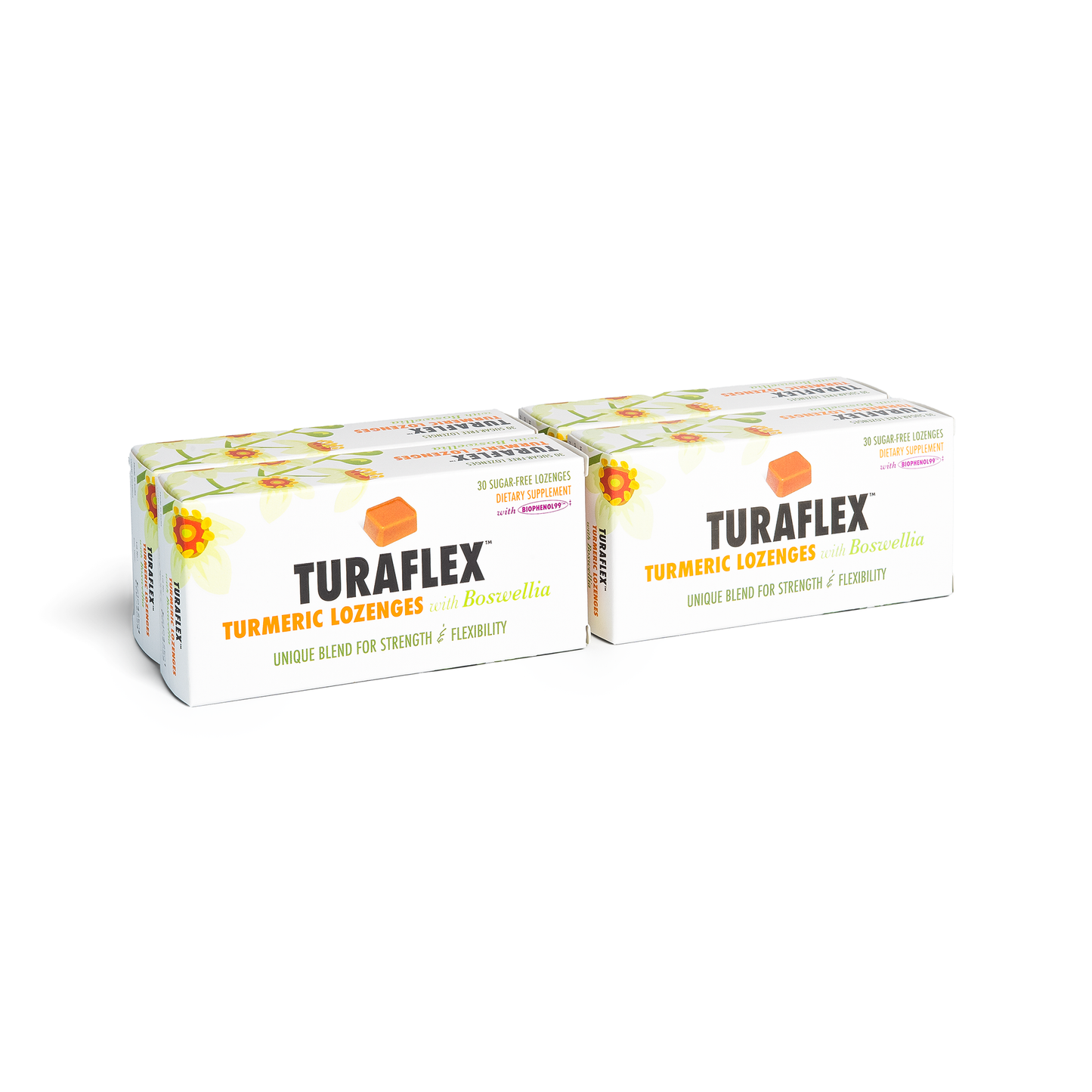 TuraFlex Lozenges Three Strip Box