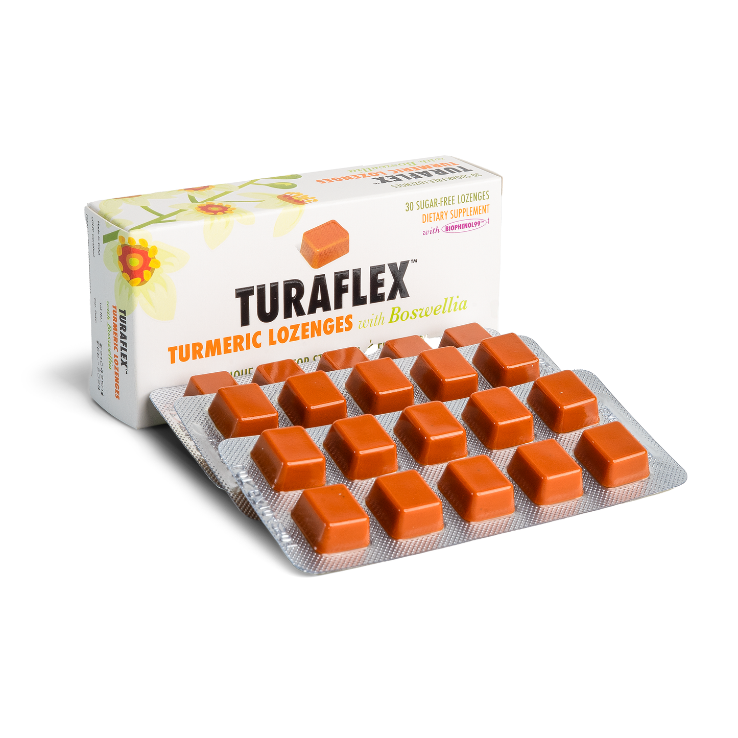 TuraFlex Lozenges Three Strip Box